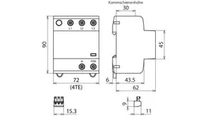 DEHN 941306 - DEHNshield TNC Basic FM DSH B TNC 255 FM